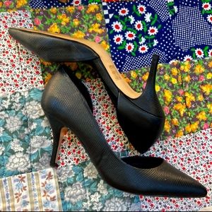 Aldo, black pointed toe pumps